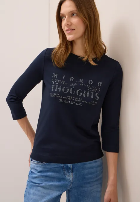 Softes Shirt mit Wording urban dark blue