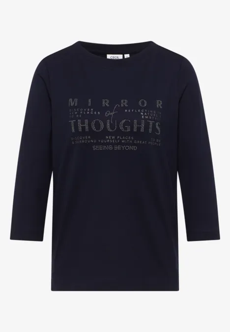 Softes Shirt mit Wording urban dark blue
