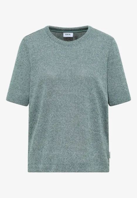T-shirt léger en tricot jewel green