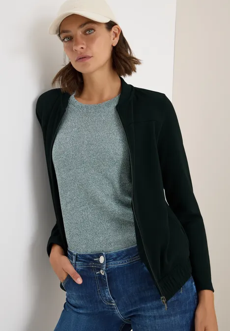 Leichte Jacke ink green