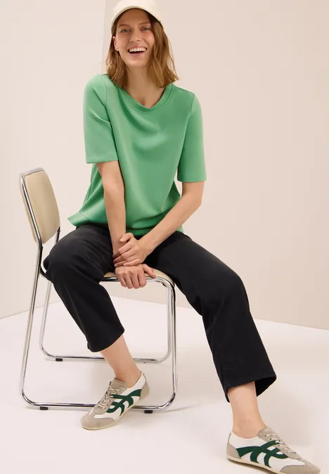 Zacht Cupro Touch Shirt fennel green