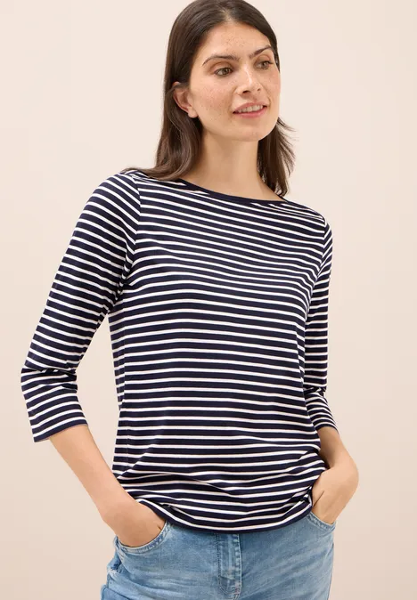 Gestreiftes Shirt urban dark blue