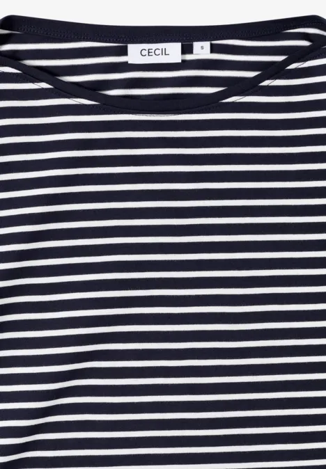 Gestreiftes Shirt urban dark blue