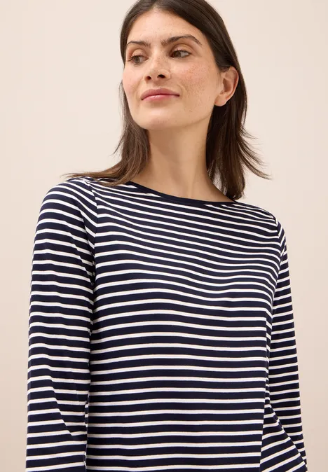 Gestreiftes Shirt urban dark blue