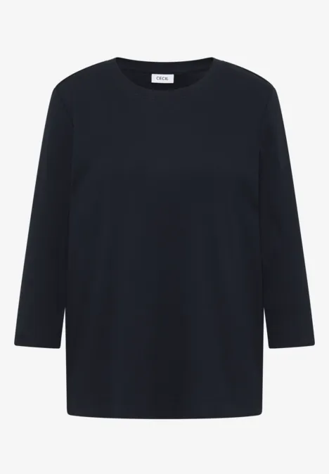 Shirt mit Rippstruktur urban dark blue