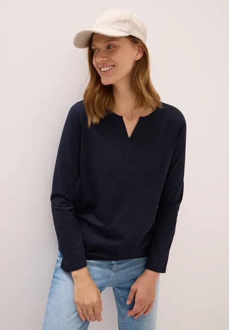 Shirt im Tunika-Look urban dark blue