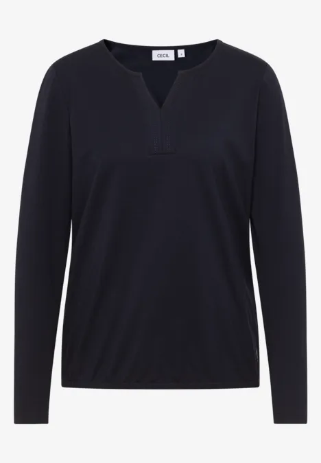 T-shirt au look tunique urban dark blue