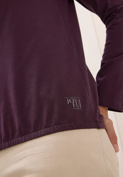 Shirt im Tunika-Look eggplant red