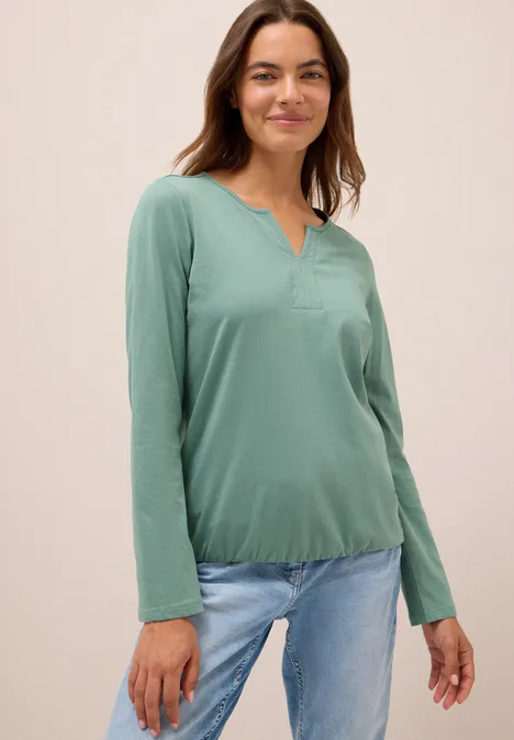 Shirt im Tunika-Look jewel green