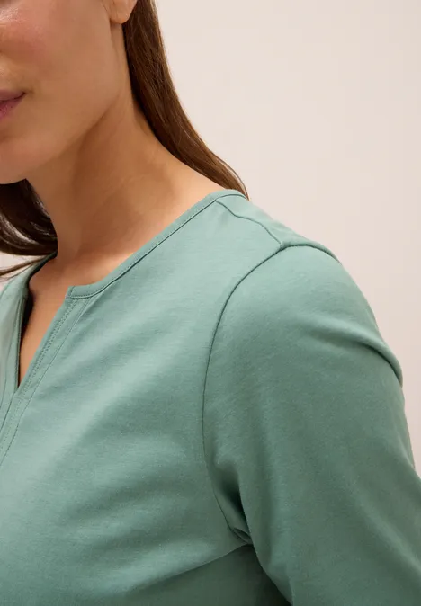 Shirt im Tunika-Look jewel green