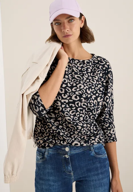 Chemise jacquard mélangée urban dark blue