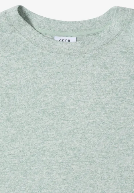 Kuscheliges Shirt jewel green melange