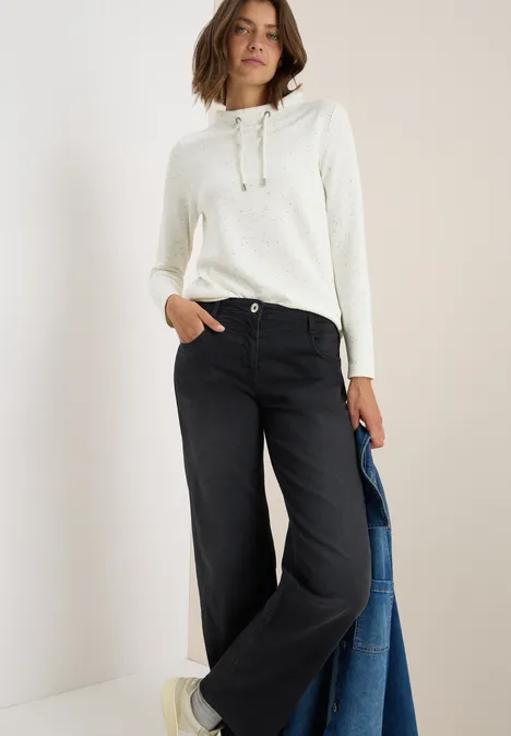 Strukturshirt vanilla white
