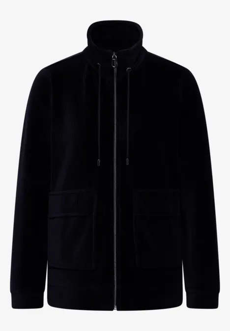 Lekka kurtka sztruksowa urban dark blue
