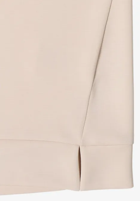 Softes Langarmshirt oat milk beige