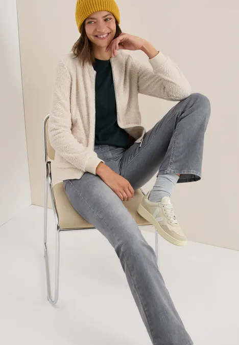 Teddy Jacke teddy vanilla white