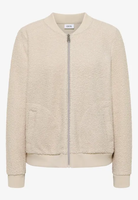 Teddy-Jacke teddy vanilla white