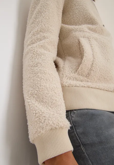 Teddy Jacke teddy vanilla white