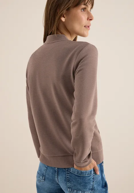 Ottoman Blouson cocoa taupe
