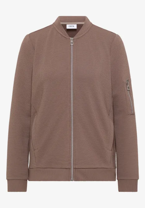 Ottomaans blouson cocoa taupe