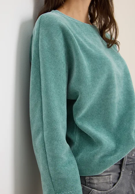 Cordshirt jewel green