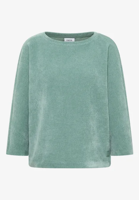 Corduroy overhemd jewel green