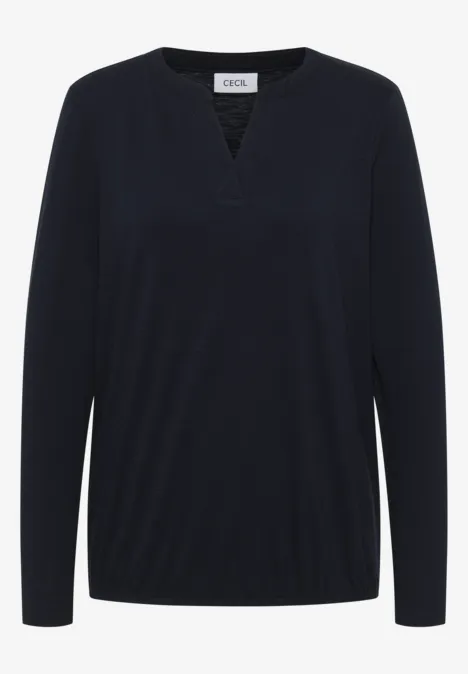 Shirt im Tunika-Look urban dark blue