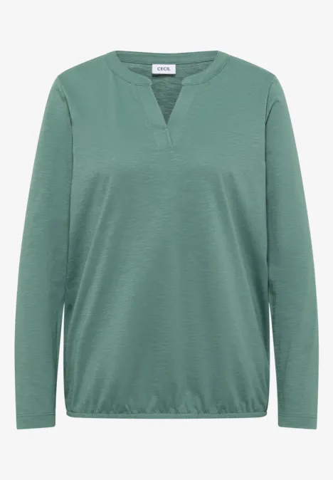 Shirt im Tunika-Look jewel green