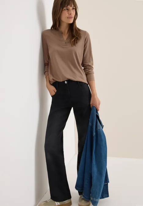 Shirt im Tunika-Look cocoa taupe