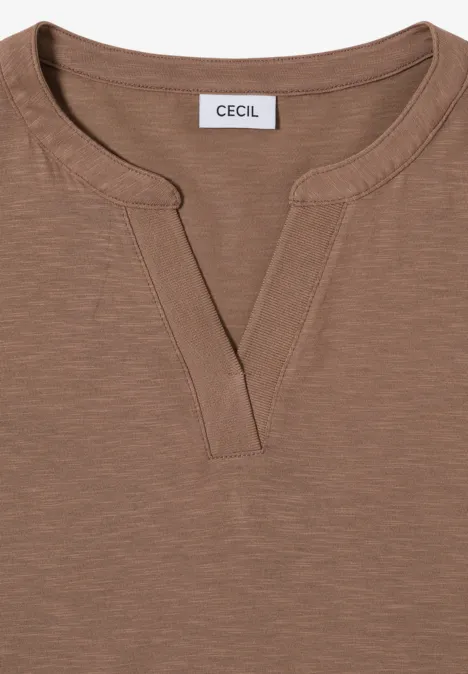 Shirt im Tunika-Look cocoa taupe