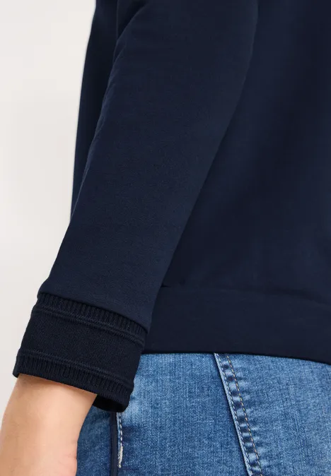 T-shirt avec imprimé satin urban dark blue