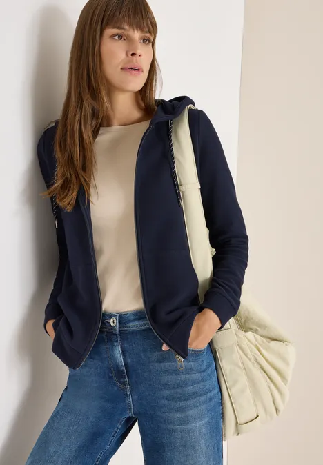 Leichte Hoodie Jacke urban dark blue