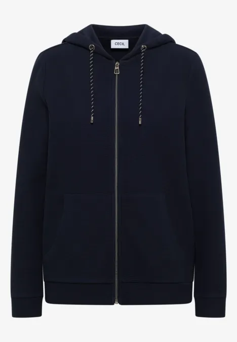 Leichte Hoodie Jacke urban dark blue