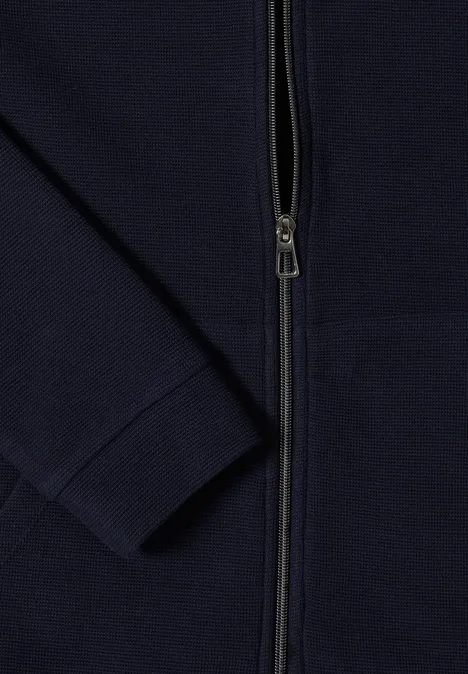 Leichte Hoodie Jacke urban dark blue