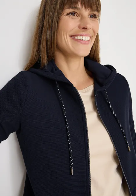 Leichte Hoodie Jacke urban dark blue