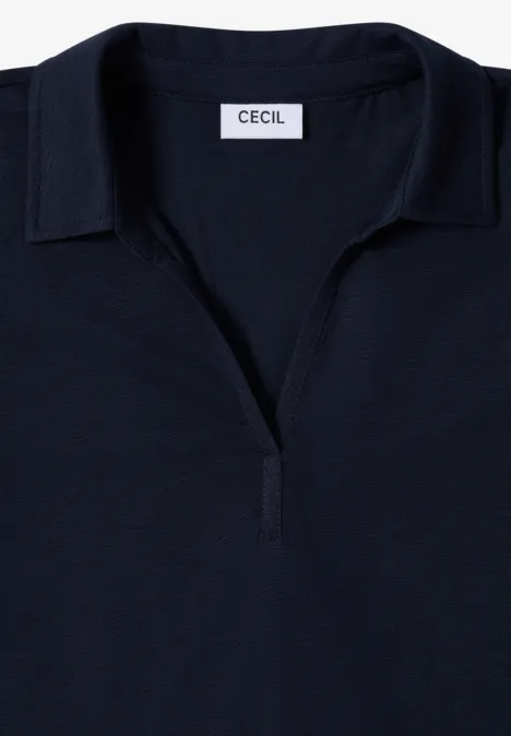 T-shirt au look chemisier urban dark blue