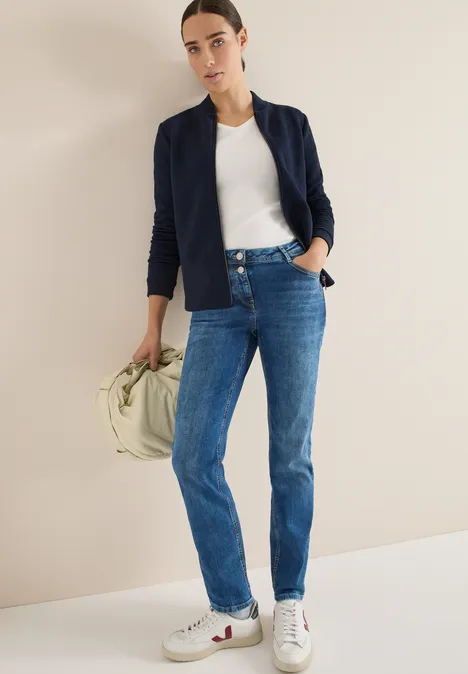 Strukturjacke urban dark blue
