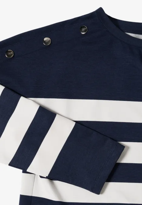 Shirt mit Knopfdetail urban dark blue