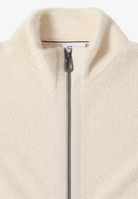 Federgarn Jacke light greige