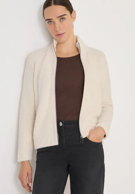 Federgarn Jacke light greige
