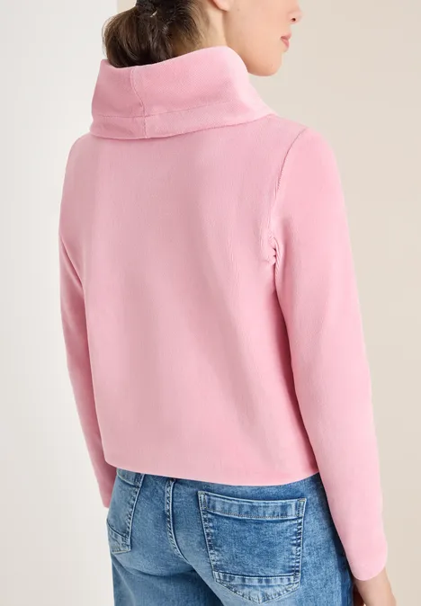 Corduroy shirt met grote kraag null