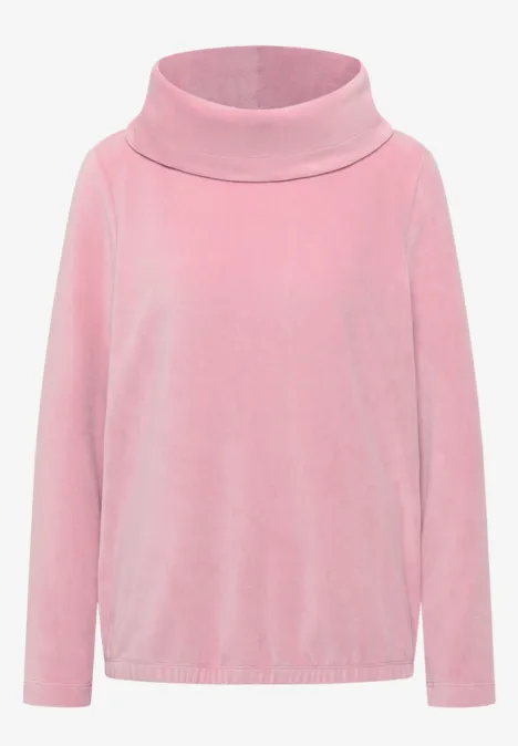 Corduroy shirt met grote kraag null