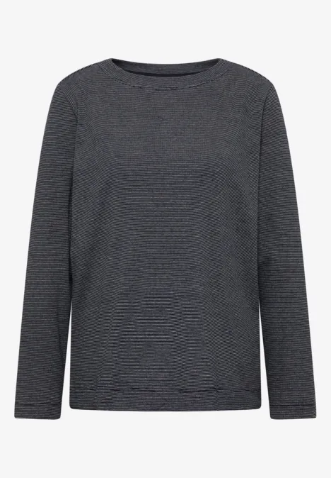 Shirt mit feinen Streifen urban dark blue