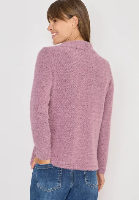 Federgarn Shirt eggplant red