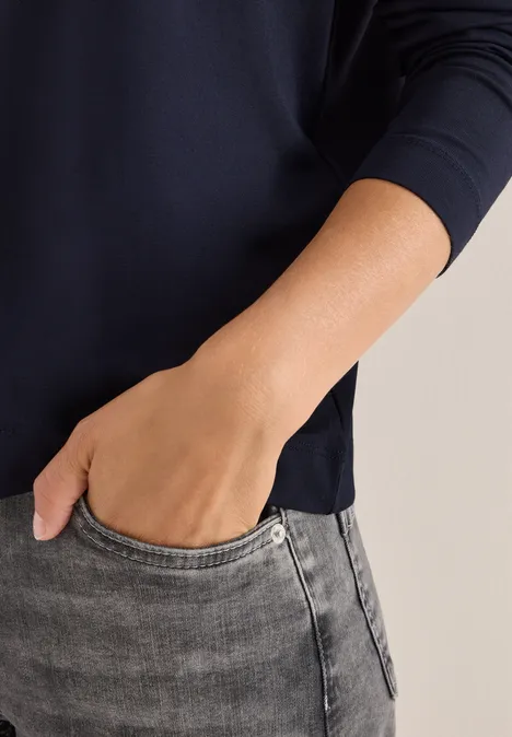 Shirt im Tunika-Look urban dark blue