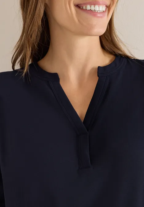 Shirt im Tunika-Look urban dark blue