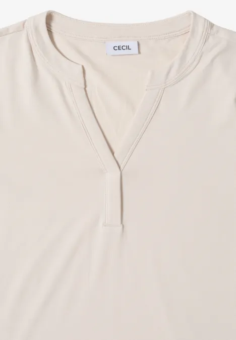 Shirt im Tunika-Look light greige