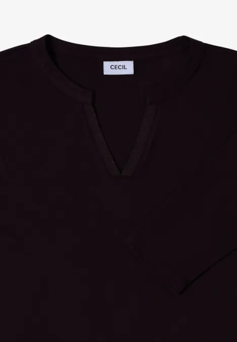 Shirt im Tunika-Look eggplant red Shirt im Tunika-Look eggplant red