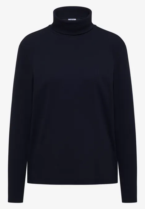 Langarmshirt in Rippstruktur urban dark blue Langarmshirt in Rippstruktur urban dark blue