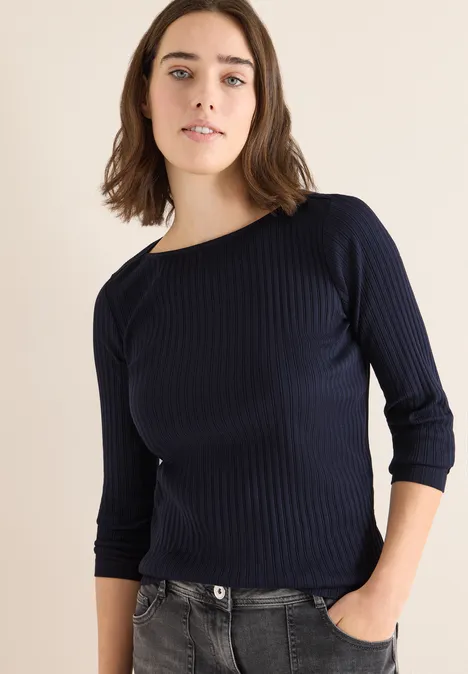Rippstruktur Shirt urban dark blue Rippstruktur Shirt urban dark blue